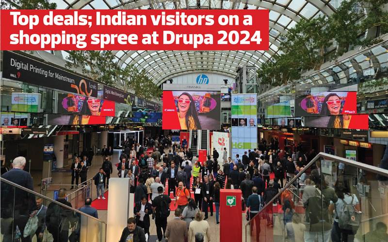 Top deals; Indian visitors on a shopping spree at Drupa 2024 - The Noel DCunha Sunday Column